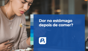 dor no estômago após comer